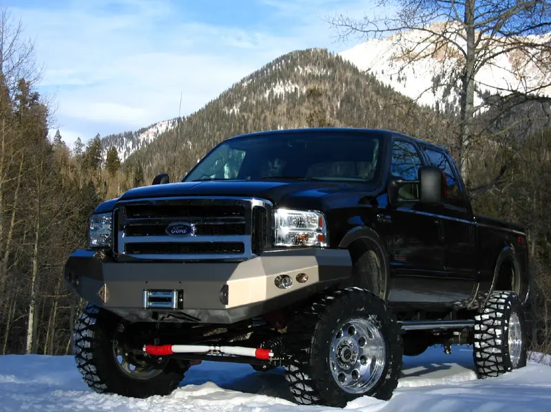 Fab Fours Fs05-A1251-1 Heavy-Duty Winch-Ready Front Bumper 1