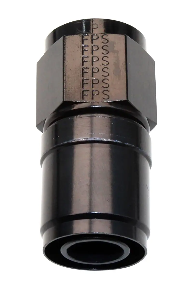 Fragola Race-Rite Crimp-On Straight Hose End – #6 An, Aluminum, High-Pressure Rated 1