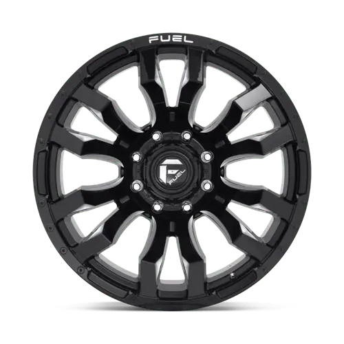 Fuel 1Pc D67322201747 D673 22X12 8X170 Gl-Blk-Mil -44Mm 2