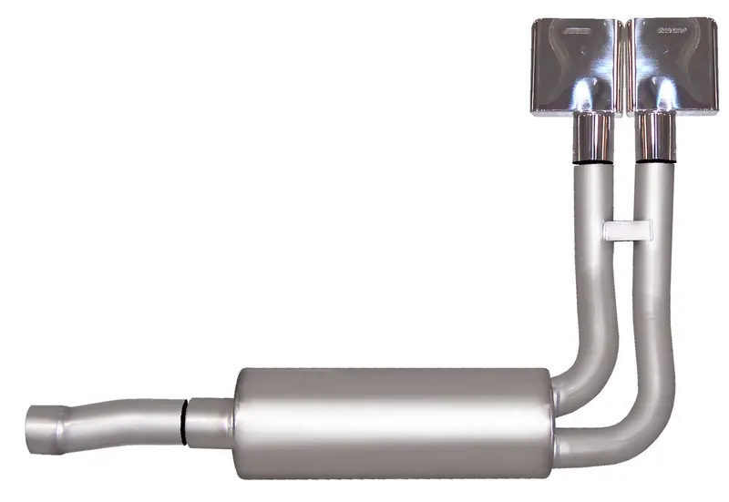Gibson 65510 Cat-Back Exhaust System – Stainless Steel, Supertruck Fitment 1