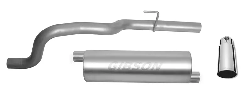 Gibson Stainless Steel Cat-Back Exhaust System – Single Exit, Full Flow Design 1
