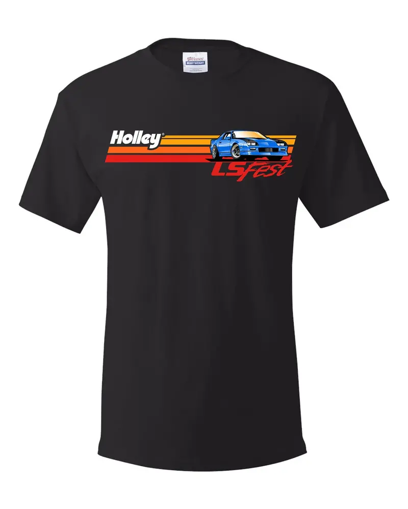 Holley Ls Fest Retro Camaro Stripe T-Shirt – 2021 Limited Edition 1