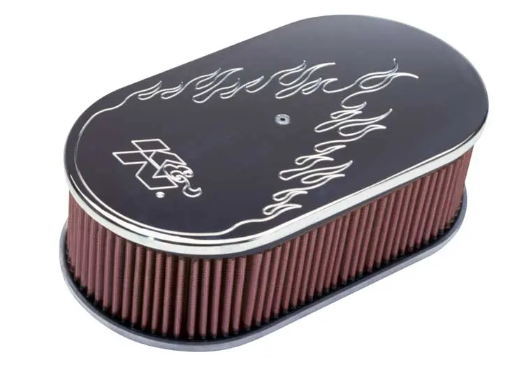 K&N Oval Replacement Air Filter Assembly For Performance Intake Systems 1