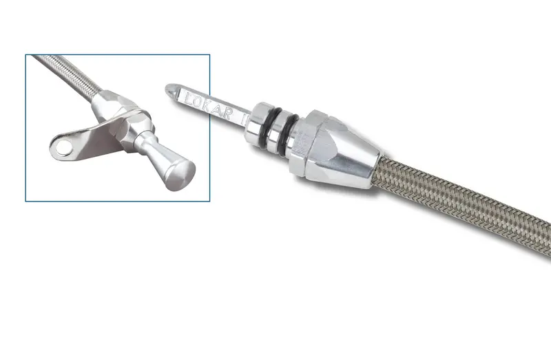 Lokar Hi-Tech Flexible Braided Transmission Dipstick – Precision Fit With Polished Finish (Td-30Pgtm) 1