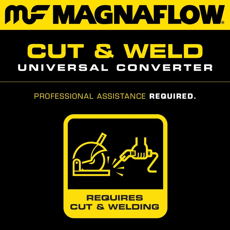 Magnaflow 338134 Universal Catalytic Converter – 2.0-Inch Inlet, Carb-Certified 2