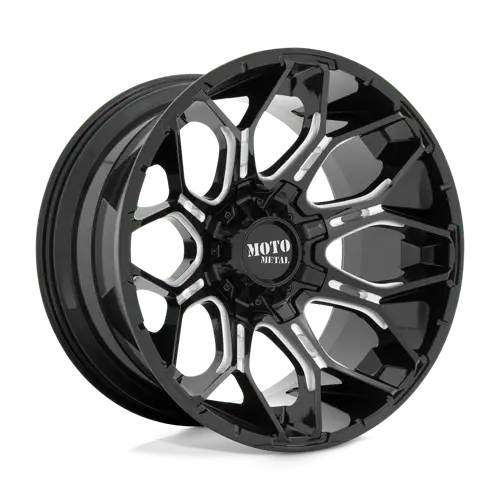 Moto Metal Mo808 20X9 Inch Forged Aluminum Wheel, 6X135Mm Bolt Pattern, Gunmetal Black With Machined Face 1