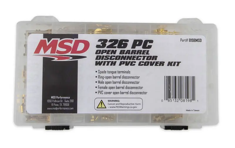 Msd 8198 Open Barrel Electrical Connector Kit For High-Performance Ignition Wiring 1