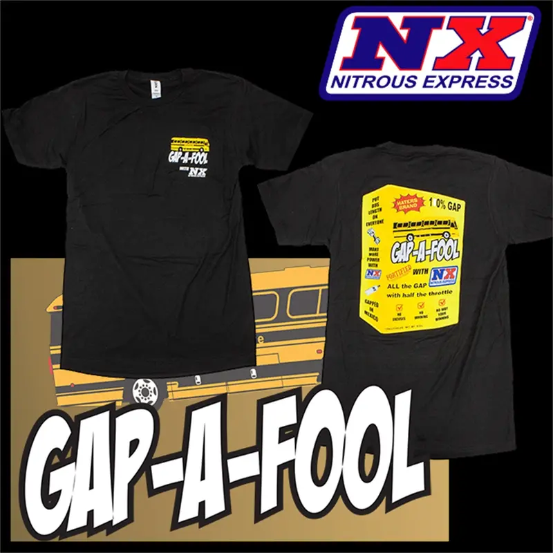 Nitrous Express 'Gap A Fool' Graphic T-Shirt – Unisex 2X Large 1