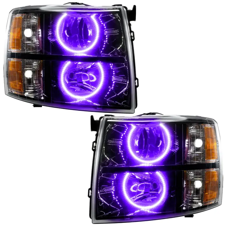 Oracle Lighting Smd Round Headlights – Uv/Purple Accent, Pre-Wired & Pre-Assembled (Model 7105-007) 1