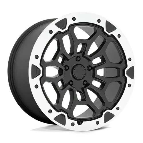 Performance Replicas Pr215 Alloy Wheel – 22X10 Inch, 6X5.5 Bolt Pattern, Matte Black Machined Face (19Mm Offset) 1