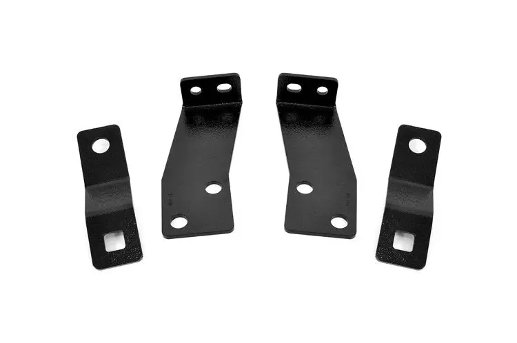 Rough Country 1124 Rear Bumper Mounting Brackets – Compatible With 2007–2018 Jeep Wrangler Jk 1