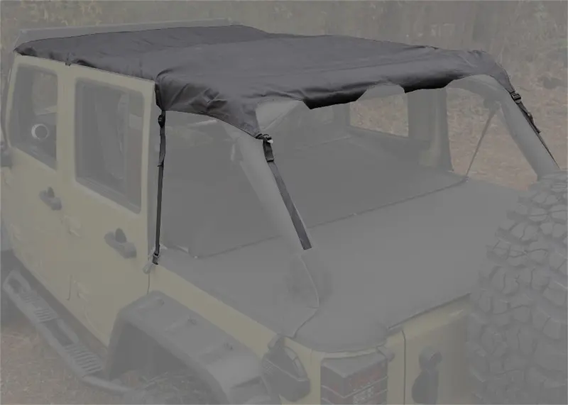 Rugged Ridge 13622.35 Montana Pocket-Style Soft Top In Black Diamond Finish 1