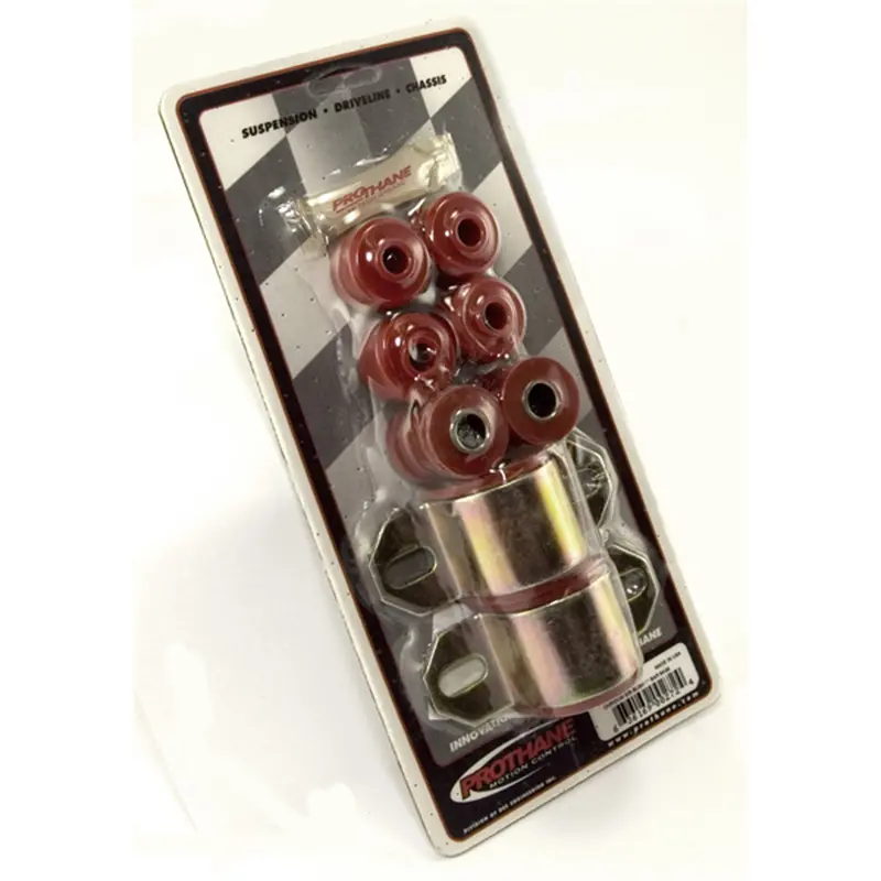 Rugged Ridge 18367.08 Front Sway Bar Bushing Kit — 1-Inch Diameter, Red Polyurethane 1