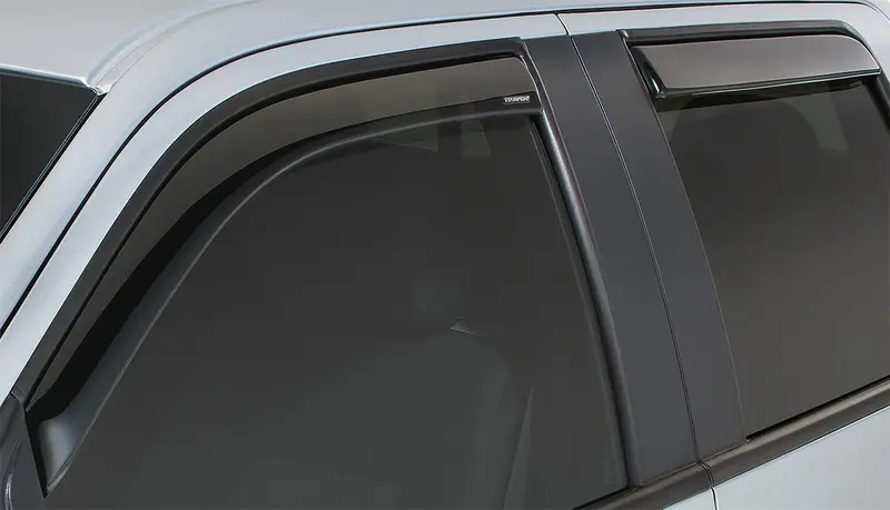 Stampede Snap-Inz™ Smoke Sidewind Deflectors – 4-Piece In-Channel Set 1