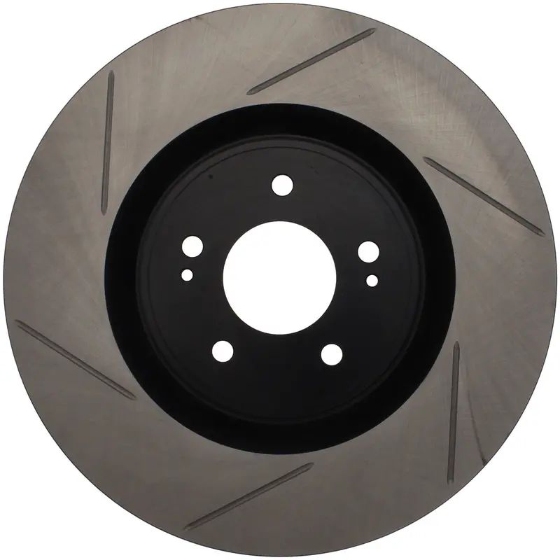 Stoptech 126.46076Sr Sport Slotted Brake Rotor – Front Right Side 1