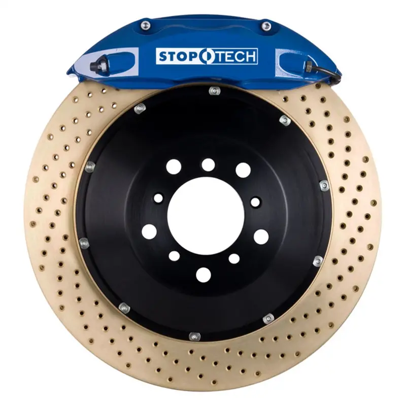 Stoptech 83.100.4700.24 Big Brake Kit – Front Two-Piece Slotted Rotors And Calipers 1
