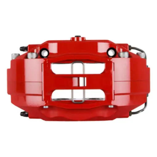 Stoptech 83.163.4300.71 Big Brake Kit – Rear Slotted Two-Piece Rotors With Red Calipers 2