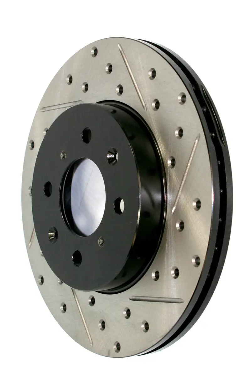 Stoptech Sport Cryo-Treated Rear Right Brake Rotor – 127.42073Cr, Drilled & Slotted For High-Performance Braking 1