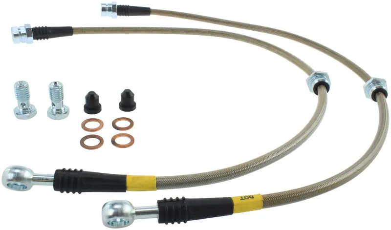 Stoptech Stainless Steel Front & Rear Brake Line Kit – Precision-Fit (950.33023) 1