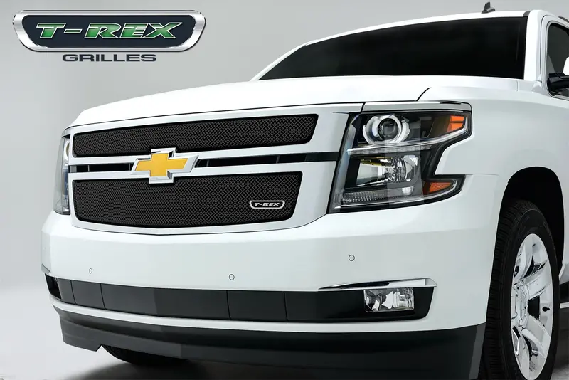 T-Rex 46055 Sport Series Black Steel Grille Overlay With Fine Mesh Design 1