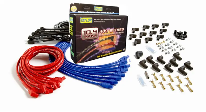 Taylor Cable 79686 Spiro-Pro 10.4Mm Ignition Wire Set – 409-Series Performance Harness 1