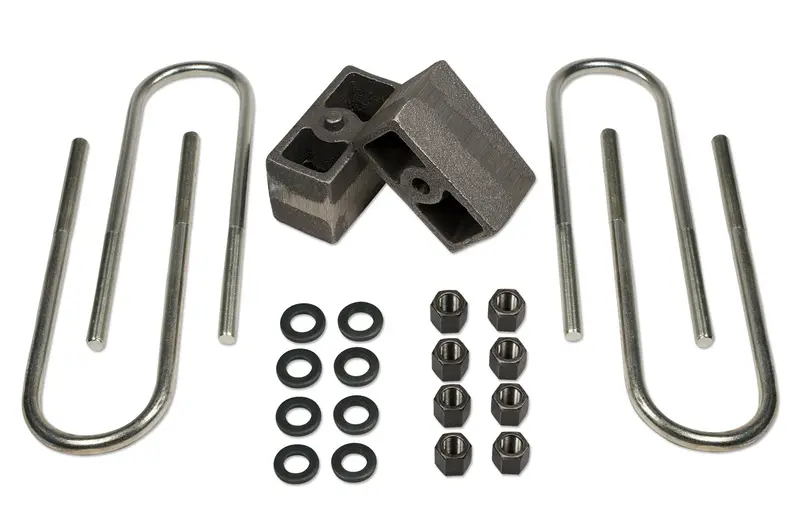 Tuff Country 3-Inch Rear Lift Block And U-Bolt Kit For 1987–2001 Jeep Cherokee 4Wd With 3.25" Rear Axle 1