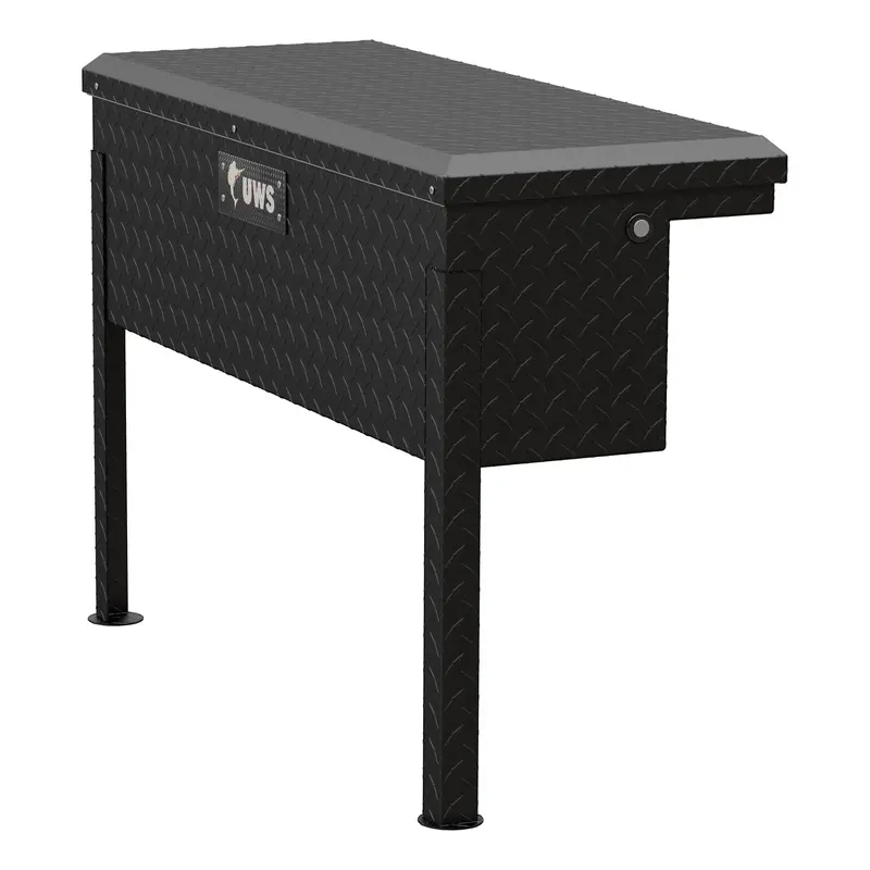Uws Low-Profile Aluminum Side-Mount Truck Tool Box – 36-Inch Matte Black 1