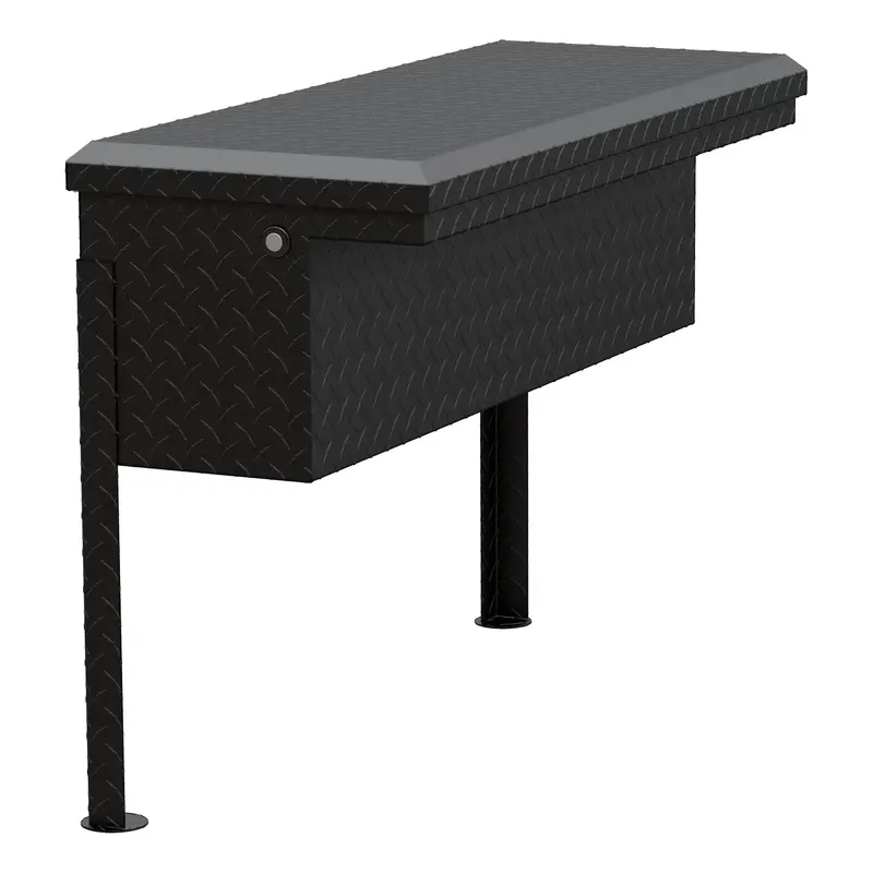Uws Low-Profile Aluminum Side-Mount Truck Tool Box – 36-Inch Matte Black 2