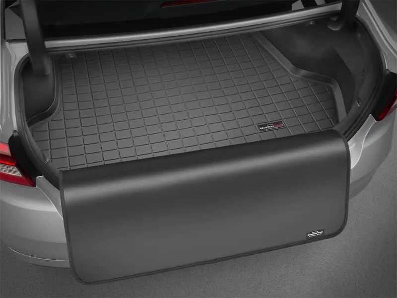 Weathertech 41539Sk Custom-Fit Tan Cargo Liner With Bumper Protector For Flat-Floor Vehicles 1