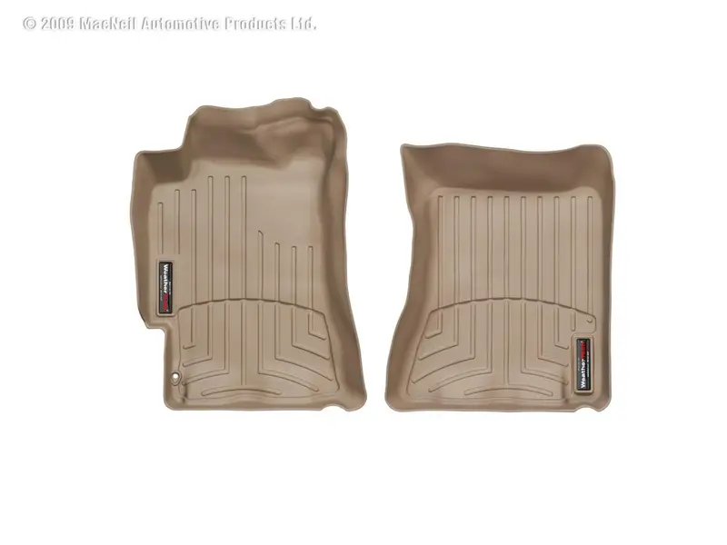 Weathertech 450971 Digitalfit Tan Front Row Floor Liners 1