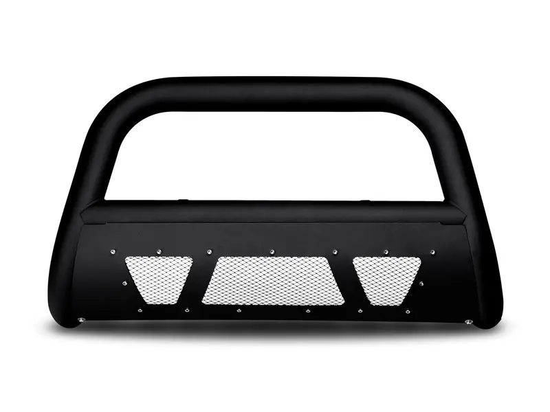 Armordillo Usa Ms Series Matte Black Bull Bar With Integrated Skid Plate For 2006–2011 Jeep Commander 1