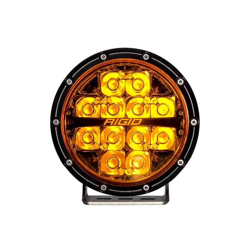 Rigid Industries 360-Series 6" Spot Led Light Pair With Amber Pro Lens 1